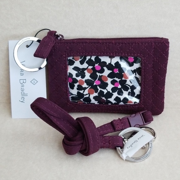 Vera Bradley Accessories - VERA BRADLEY ICONIC ID CASE AND LANYARD